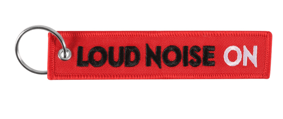 Motorcycle Embroidered Keychain