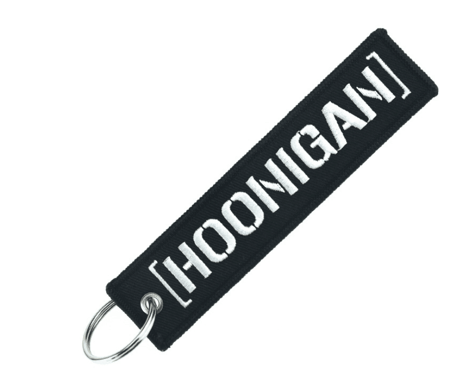 Motorcycle Embroidered Keychain