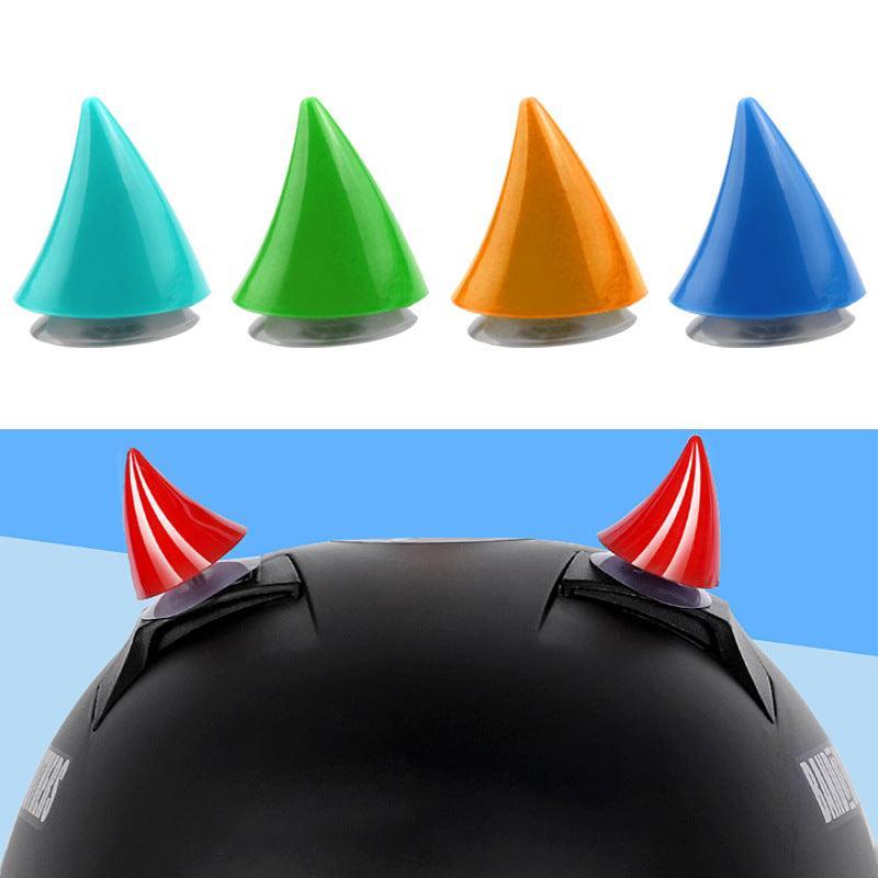 demon horn motorcycle helmets NEWTONSTEIN Car Motorcycle Helmet Devil Horn Motocross Full Face Off Road Helmet Decoration Black