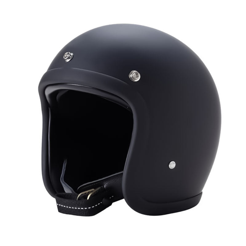 classic 3/4 super low profile motorcycle helmet Merlin Low Profile Naked Vintage White Open Face ECE 22-06 Helmet XL-61-62cm