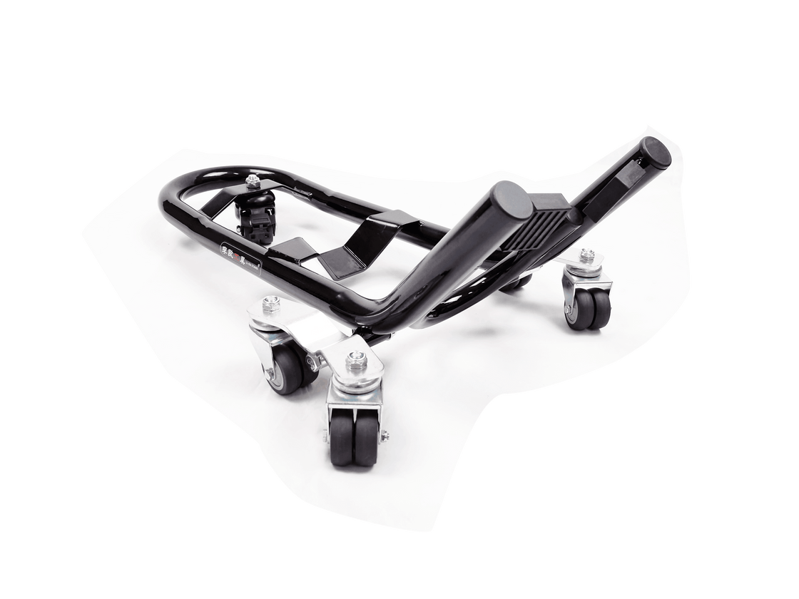 LIOU STAND™ Motorcycle Paddock Stand Dolly Mover - Bean's Moto Booth