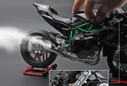 1:6 H2R motorcycle model with sound and mist effects
