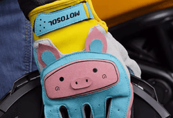 Rainbow Zoo summer breathable motorcycle gloves for hot weather riding