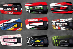 CARDO EDGE headset decorative sticker for motorcycle riders