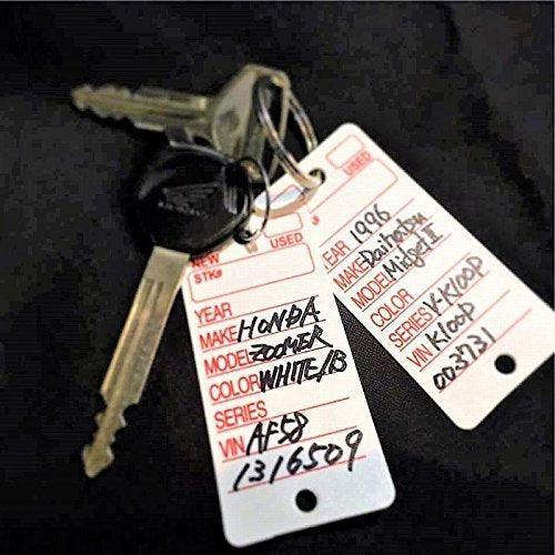 Motorcycle Handwritten Keychain Tag