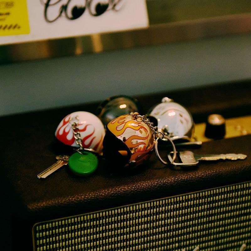 Motorcycle Helmet Keychain