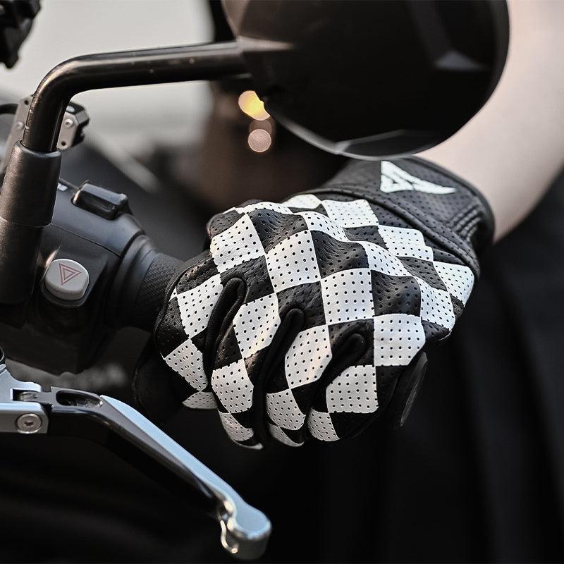 HVA™ Checkerboard Motorcycle Gloves