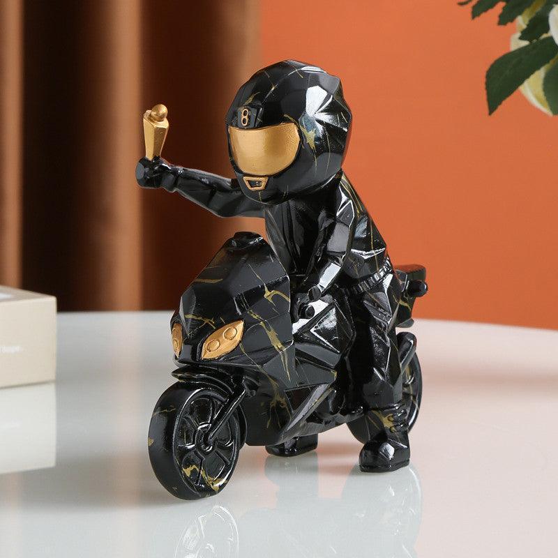 Motorcycle Champion Rider Storage Ornament