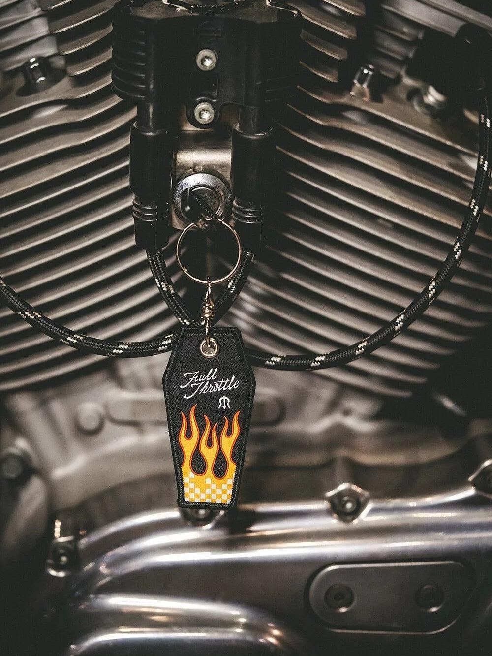 METALIZE™ Vintage Motorcycle Handmade Embroidered Keychain