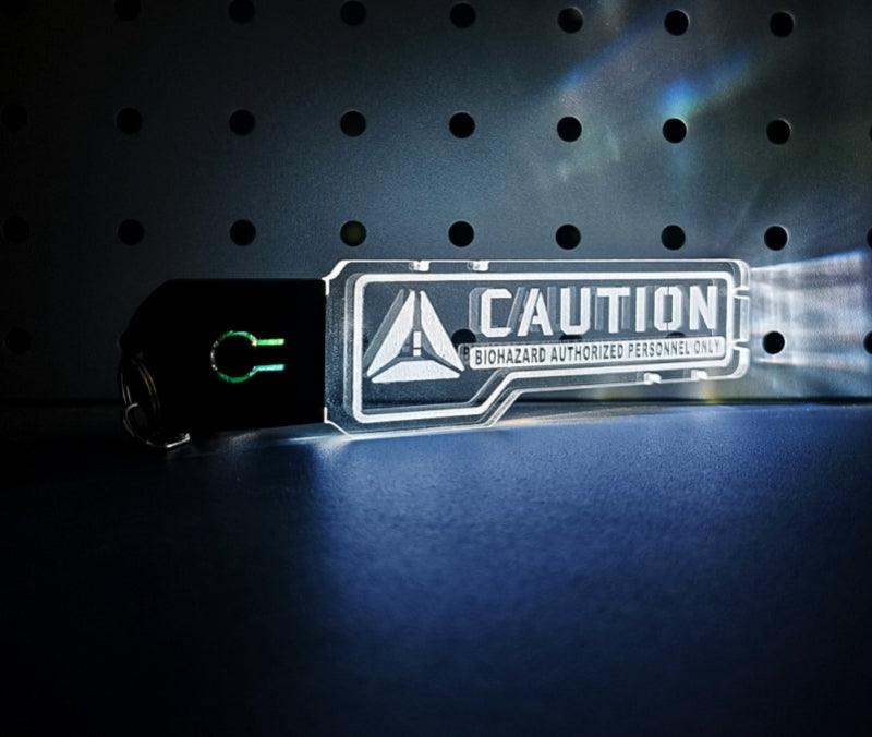 Cyberpunk LED Rechargeable Motorcycle Keychain