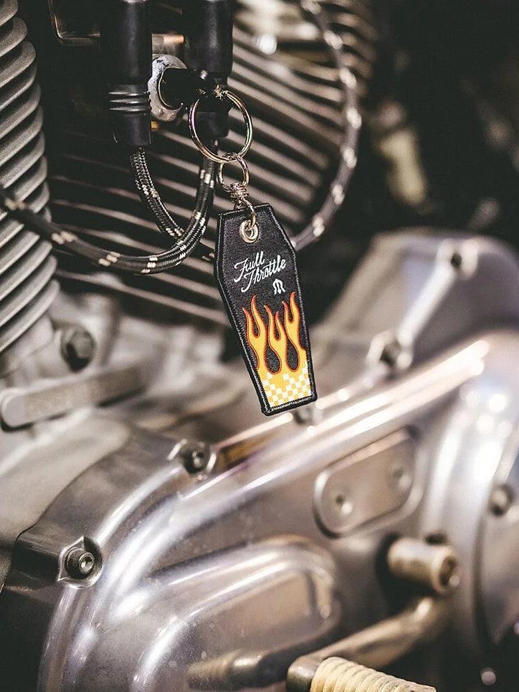 METALIZE™ Vintage Motorcycle Handmade Embroidered Keychain