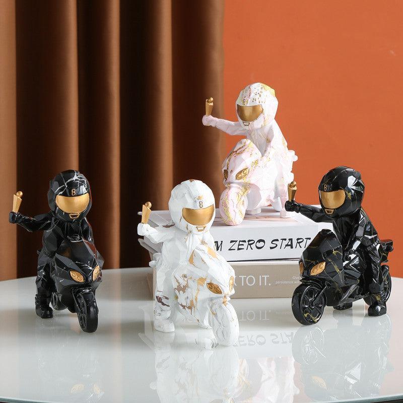 Motorcycle Champion Rider Storage Ornament