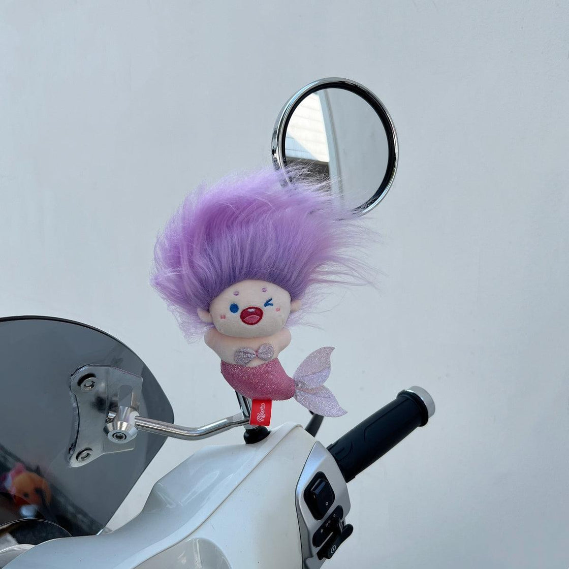 Crazy Mermaid Princess Rearview Mirror Doll