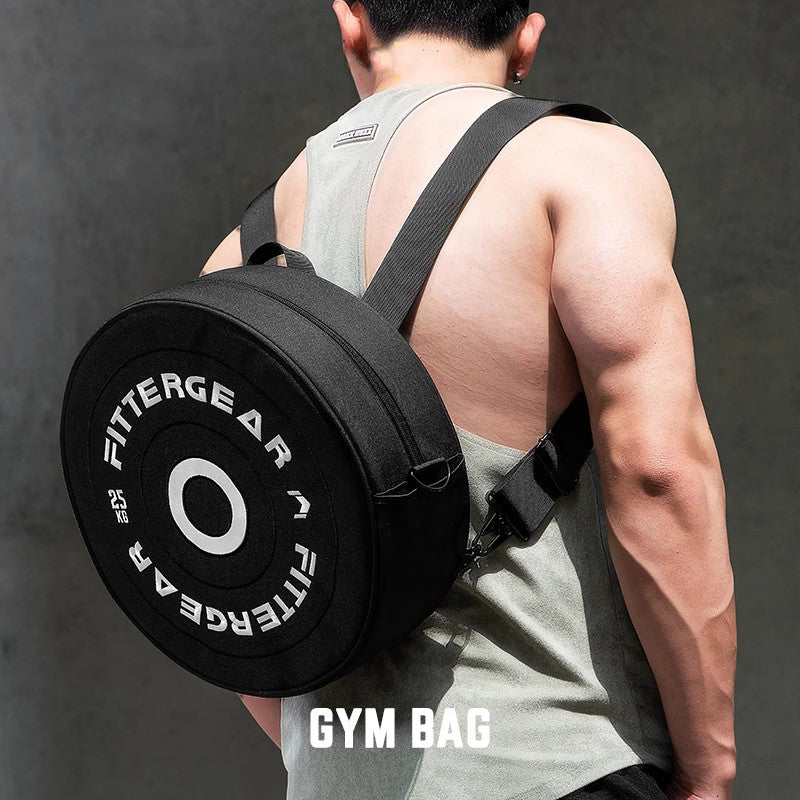 Barbell-Shaped Gym Bag