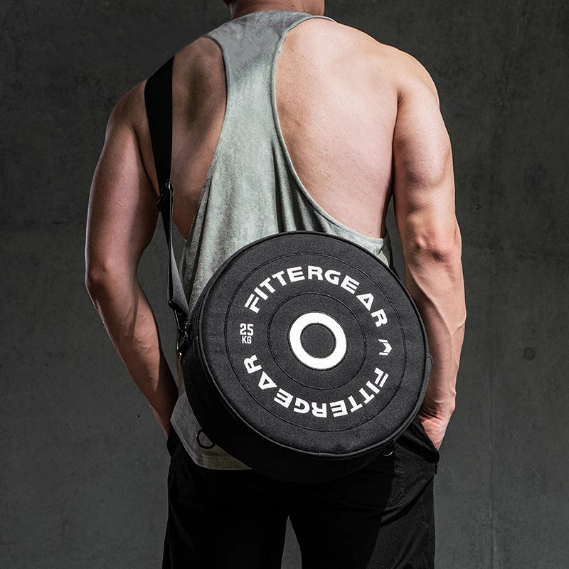 Barbell-Shaped Gym Bag