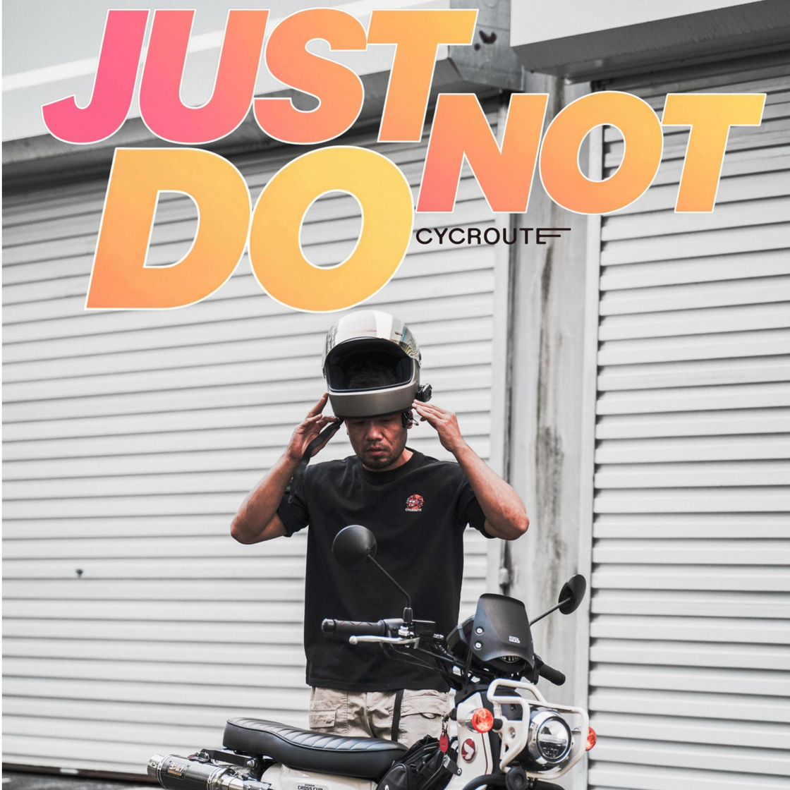 CYCROUT™ [Just Do Not] Helmet & Bubblegum Graphic T-Shirt