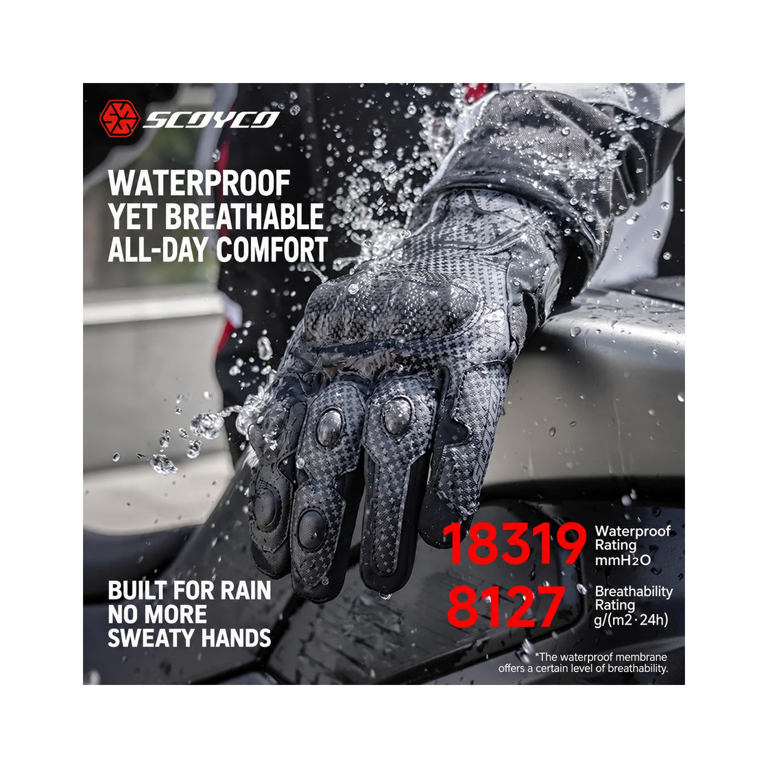 SCOYCO MC230WP waterproof motorcycle gloves