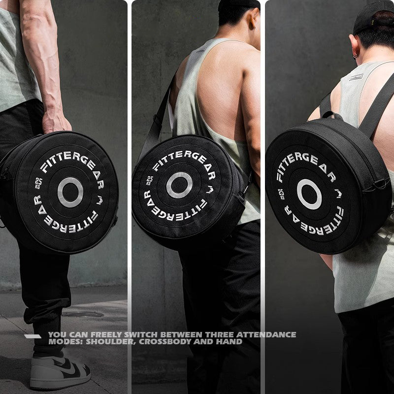 Barbell-Shaped Gym Bag