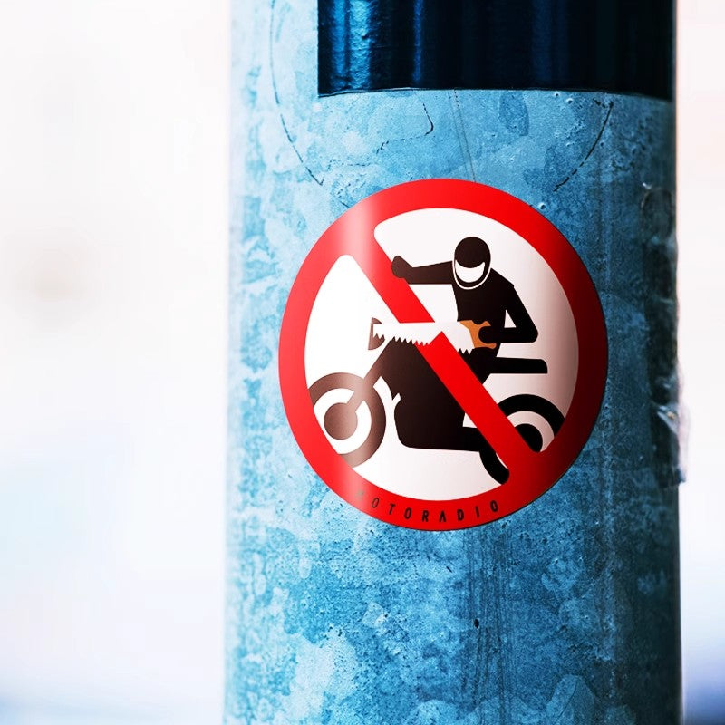 Motorcycle-Themed Personalized Stickers