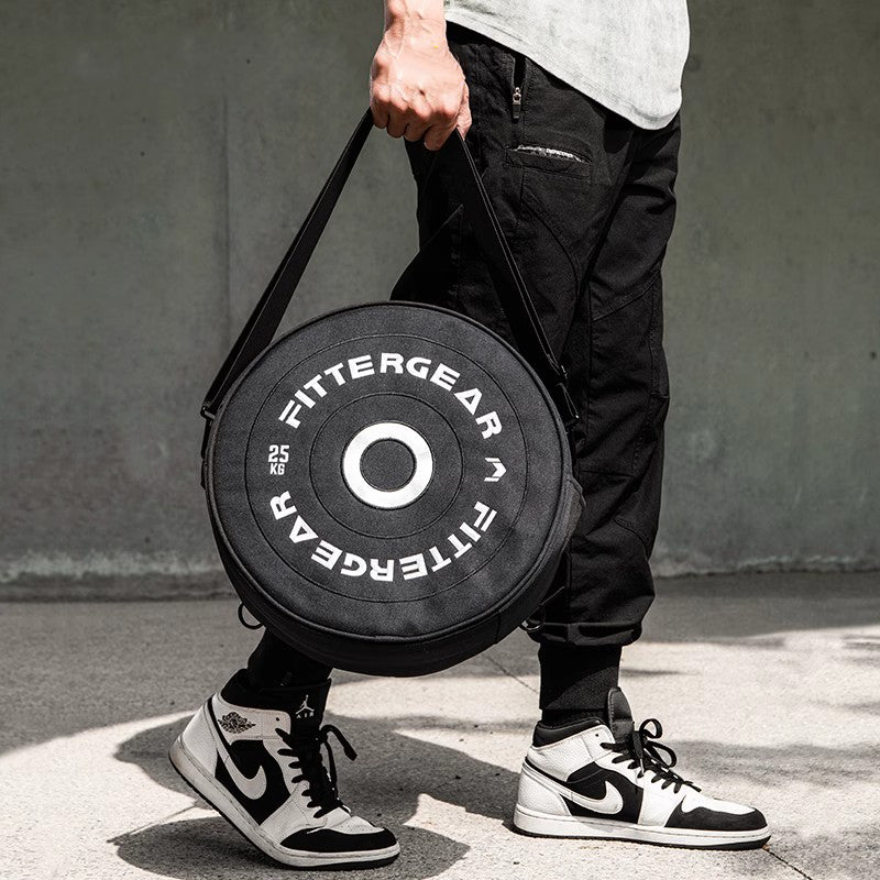Barbell-Shaped Gym Bag
