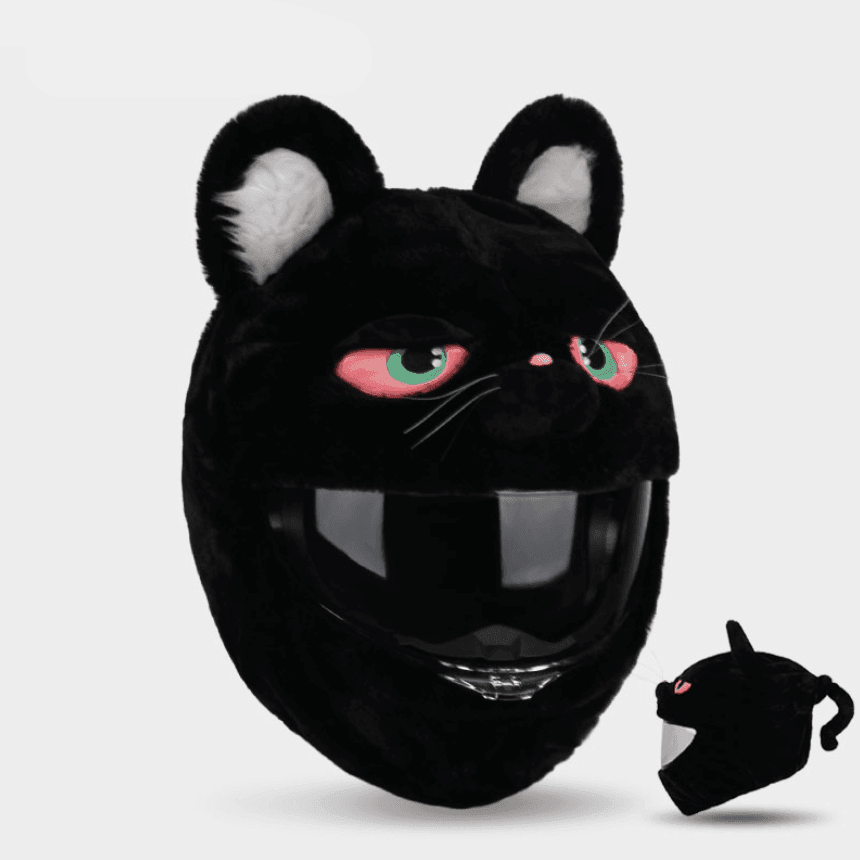 Cartoon Motorcycle Helmet Cover – Bean's Moto Booth Cartoon Motorcycle Helmet Cover – Bean's Moto Booth