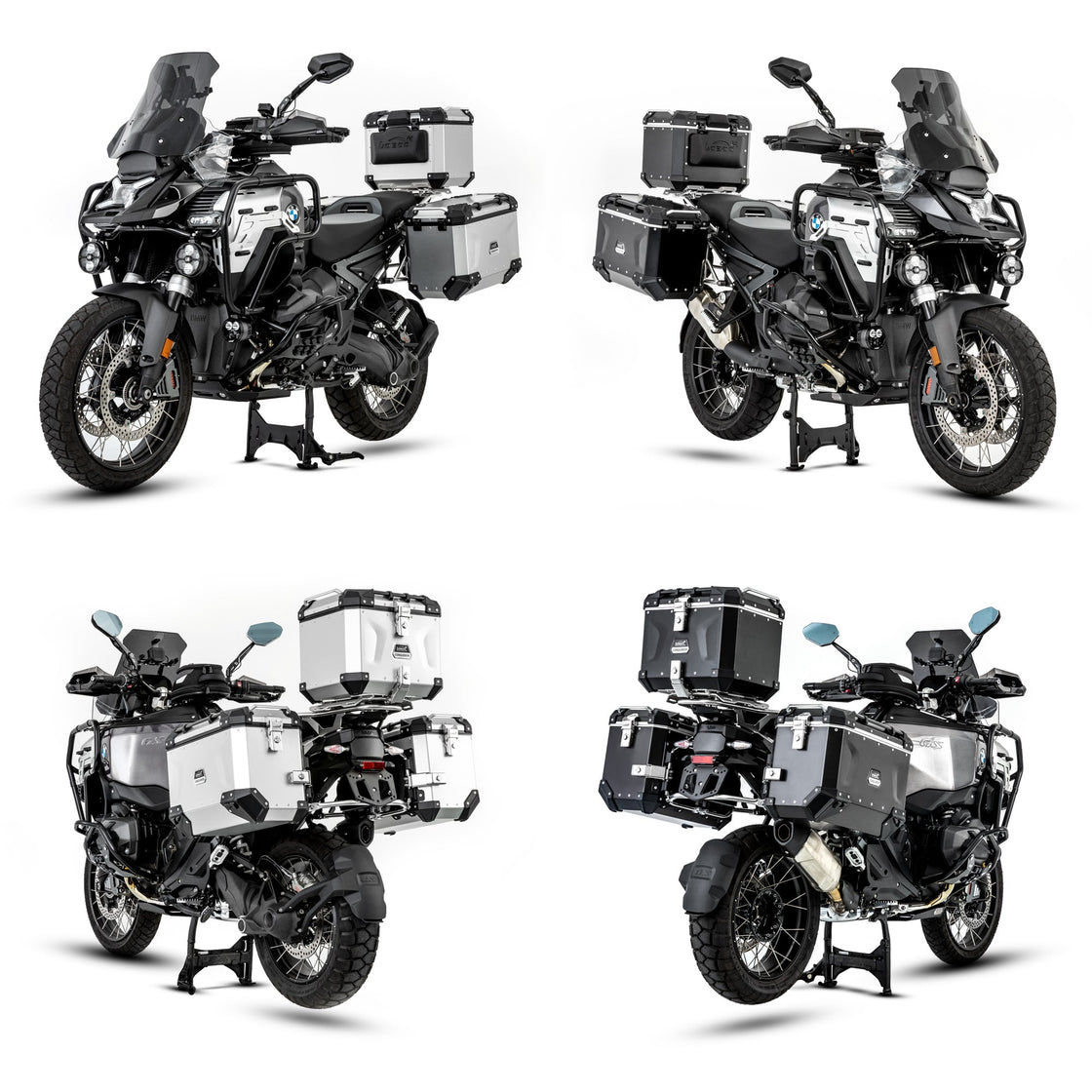 LOBOO CONQUEROR Aluminum Cases & Racks Set for BMW R1300GS / R1300GS Adventure