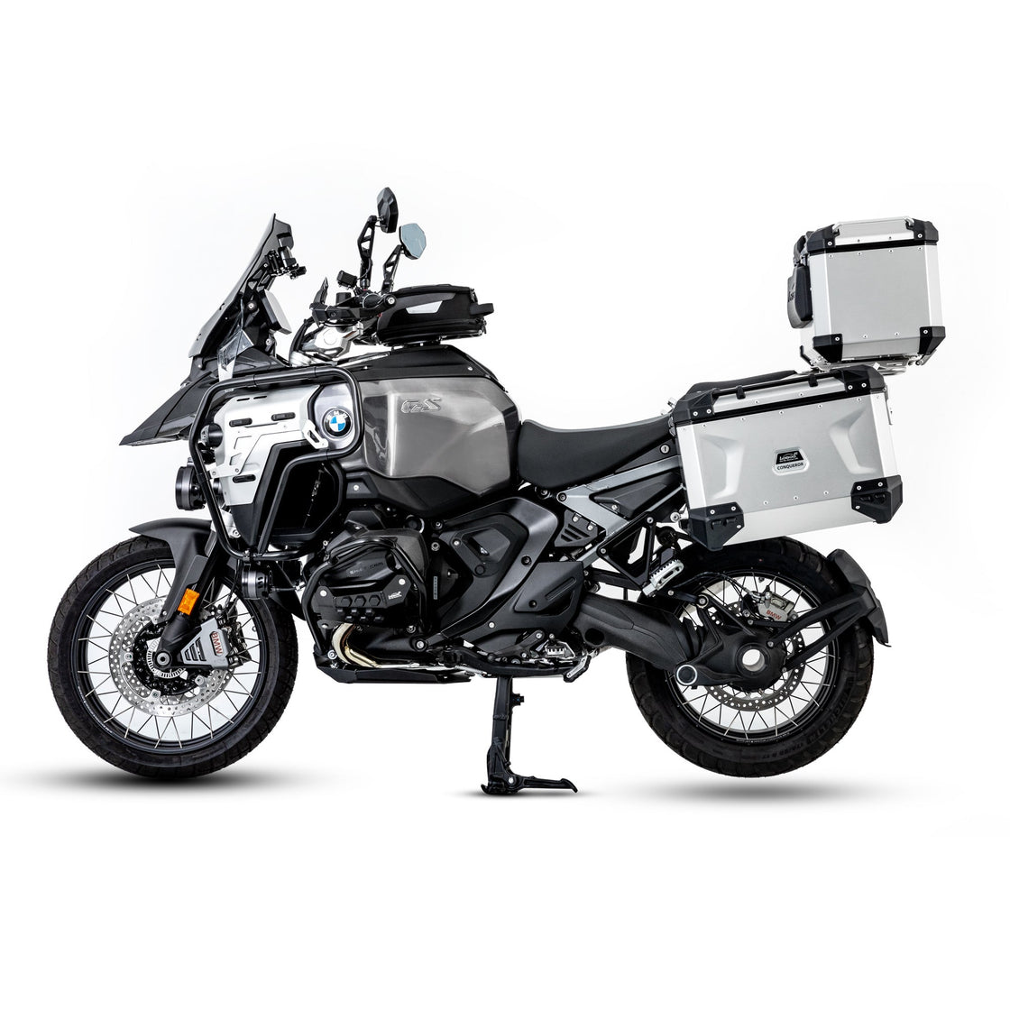 LOBOO CONQUEROR Aluminum Cases & Racks Set for BMW R1300GS / R1300GS Adventure