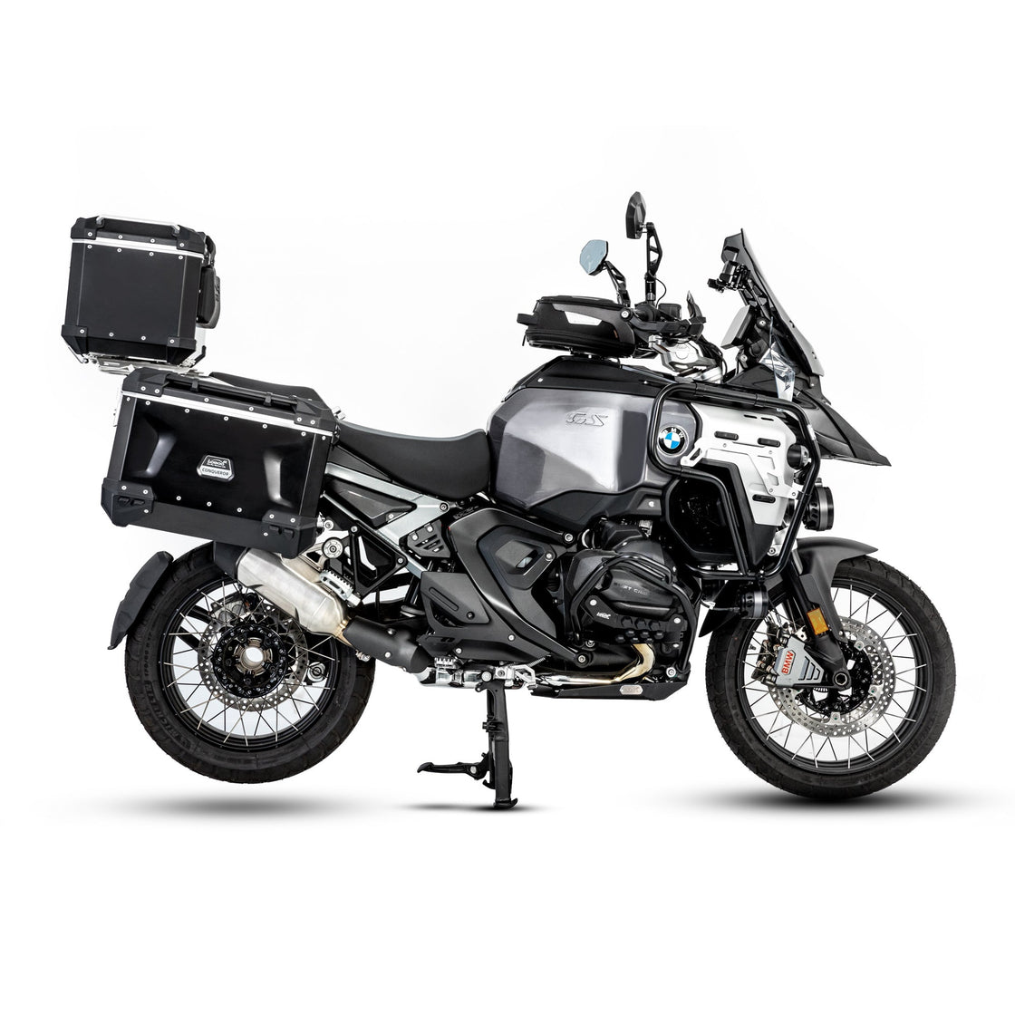 LOBOO CONQUEROR Aluminum Cases & Racks Set for BMW R1300GS / R1300GS Adventure
