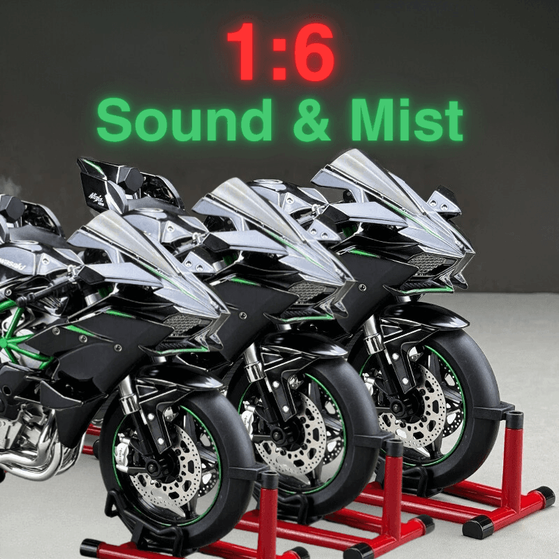 XLG™ 1:6 Kawasaki H2R Sound & Mist Model – Bean's Moto Booth