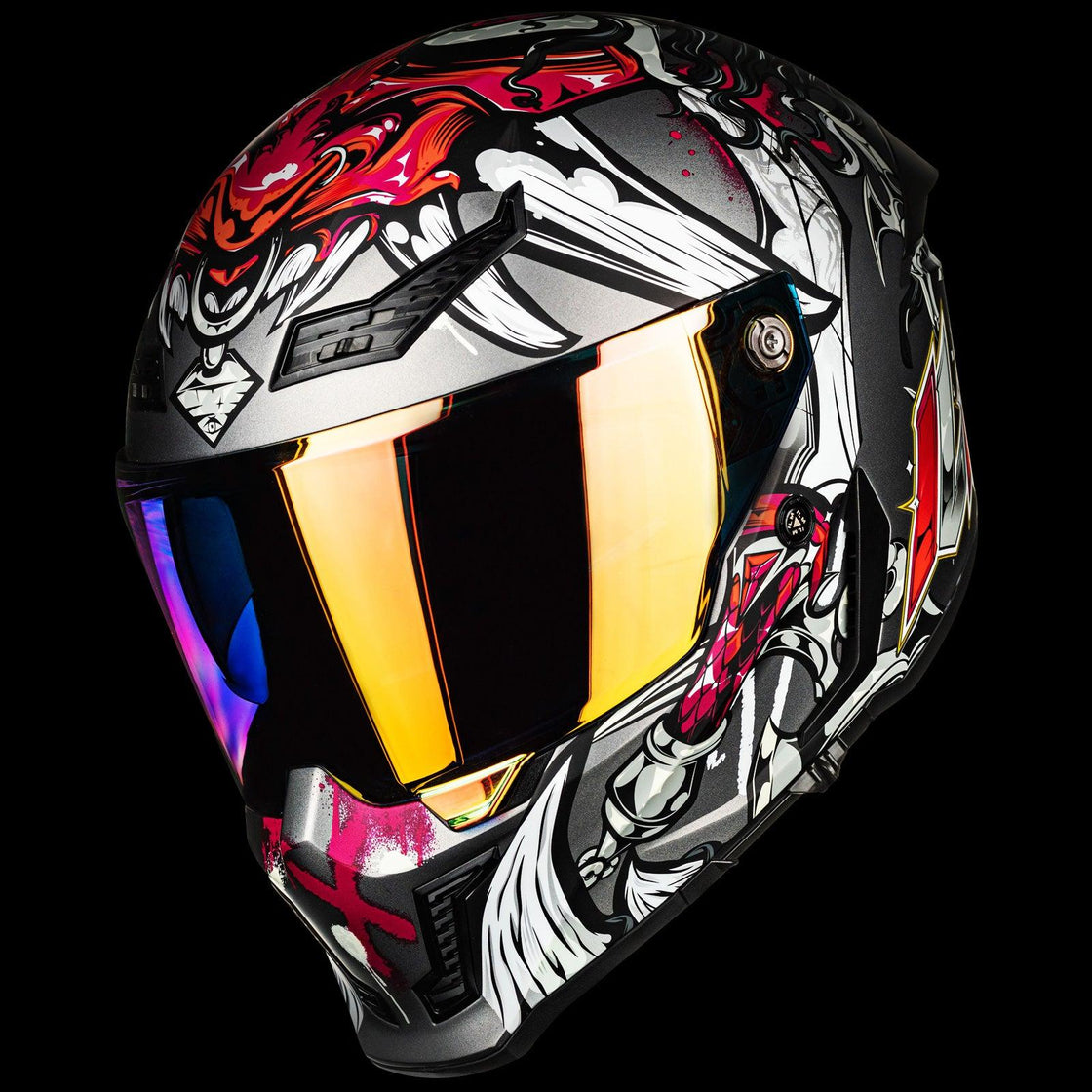 ILM Full Face Motorcycle Helmets Racing Helmet Model MF509