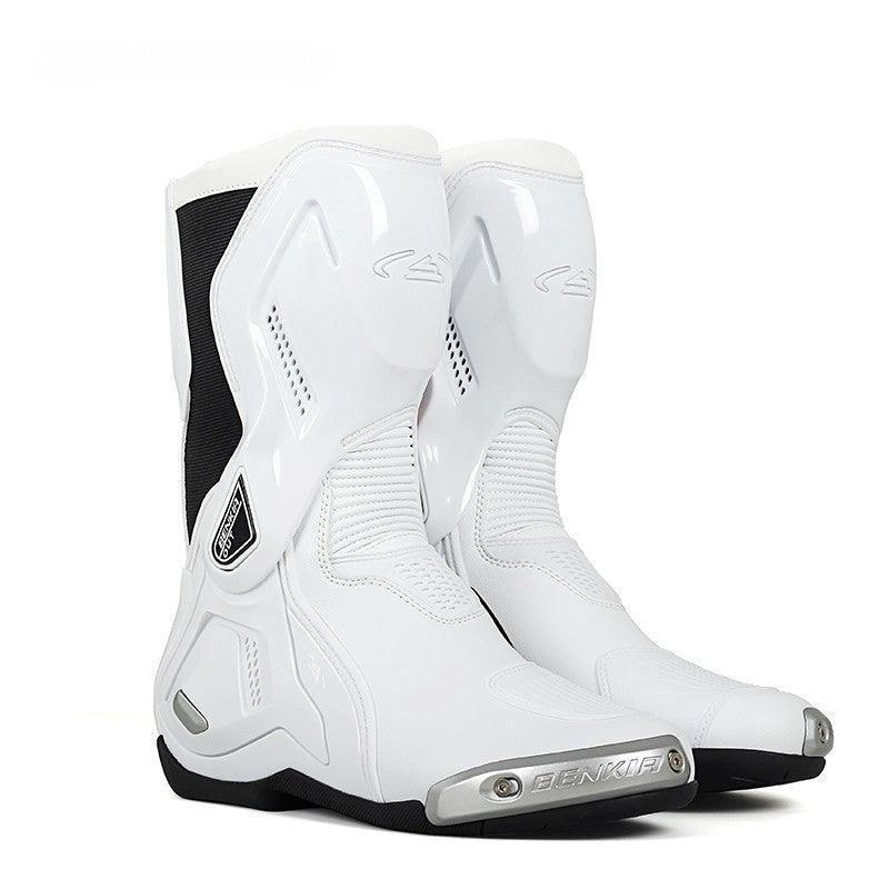 BENKIA™ Titanium Alloy Motorcycle Riding Boots – Bean's Moto Booth