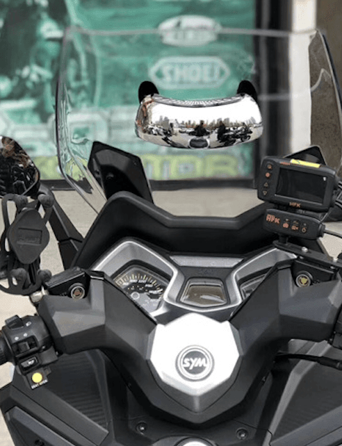 180° Ultra-Wide Angle Motorcycle Rearview Mirror