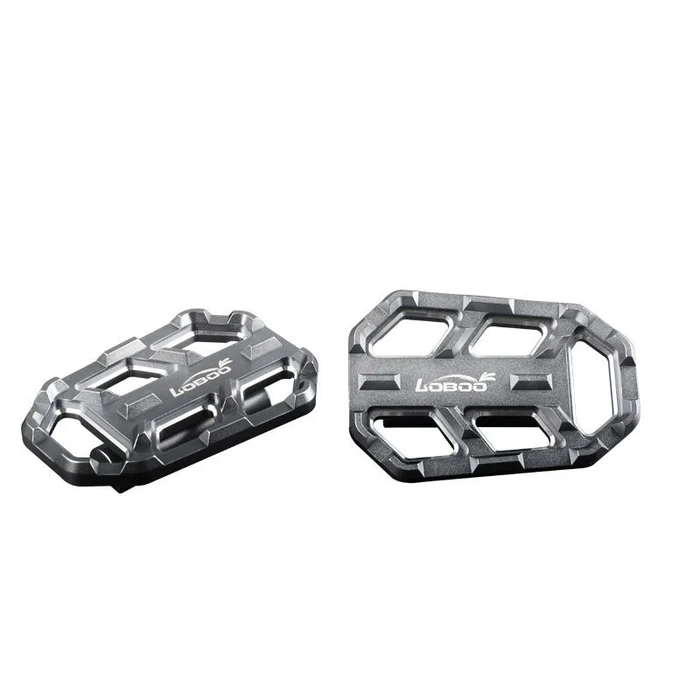 LOBOO Wide Foot Pegs for BMW GS Series – CNC Aluminum