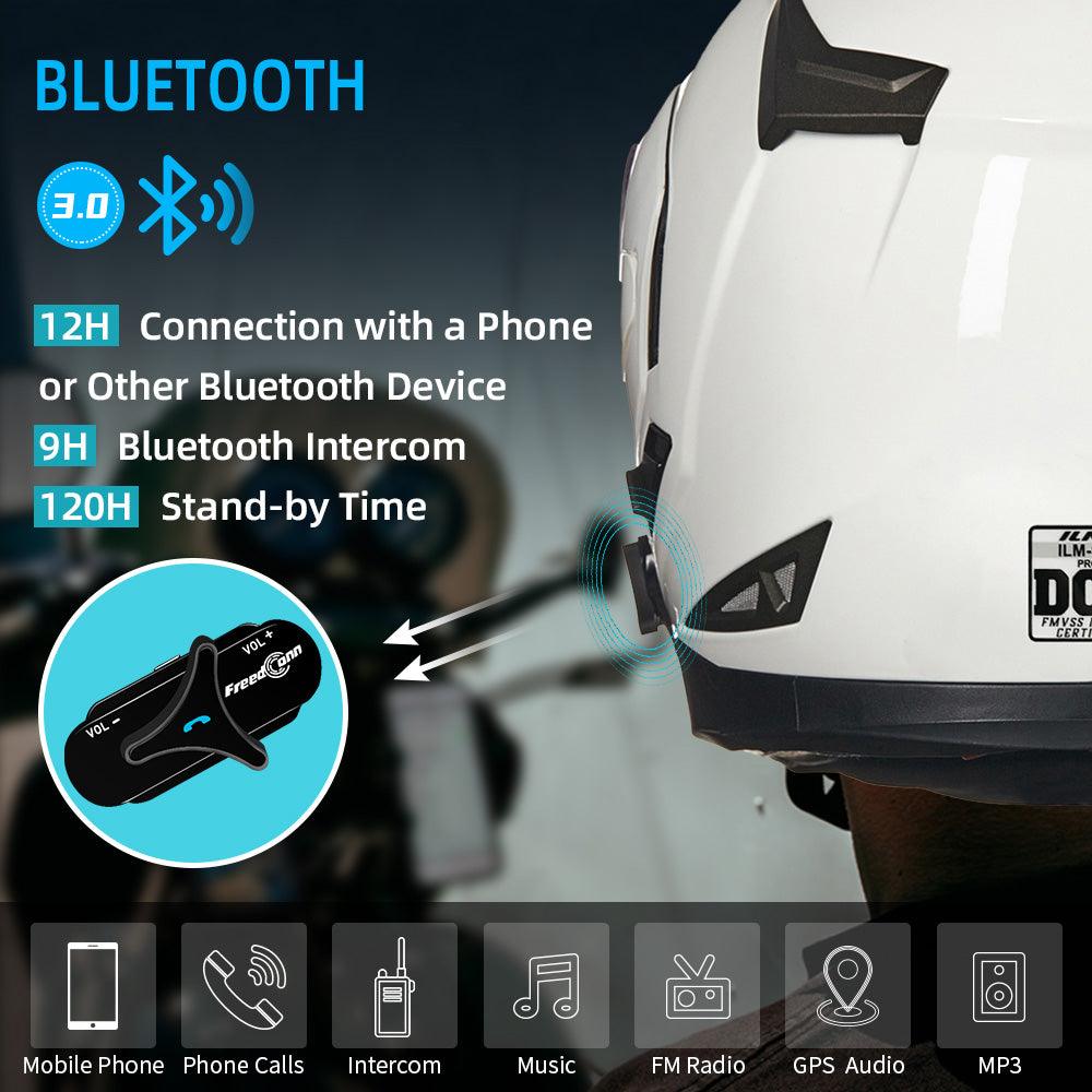 battery for ilm motorcycle helmet ILM Bluetooth Integrated Modular Flip up Full Face Motorcycle Helmet Model 953PRO Pro Matte Black / Medium