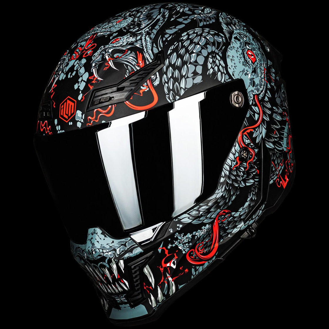 ILM Full Face Motorcycle Helmets Racing Helmet Model MF509