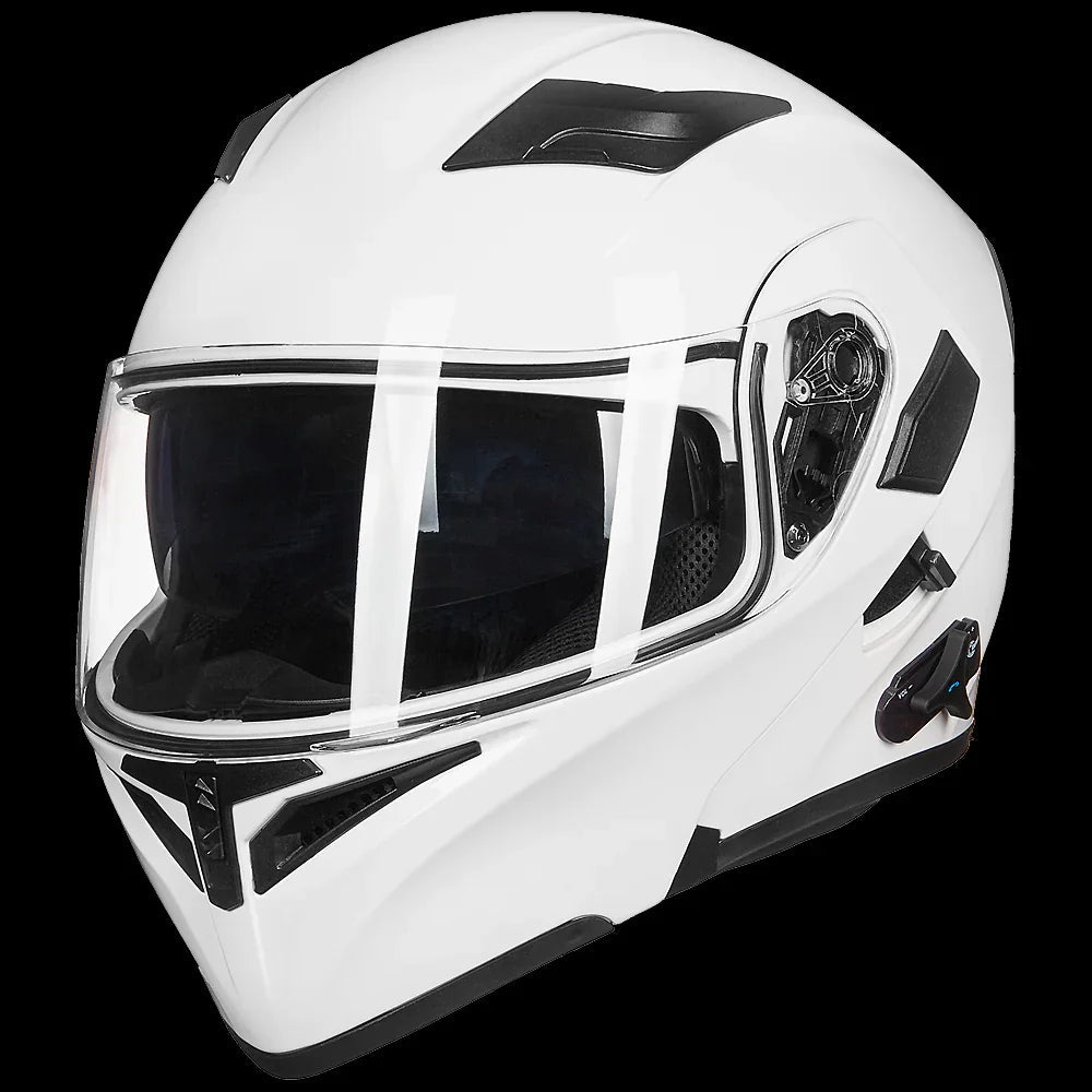 flip up motorcycle helmet with bluetooth ILM Modular Flip up Full Face Bluetooth Motorcycle Helmet Model 902BT – Bean's Moto Booth