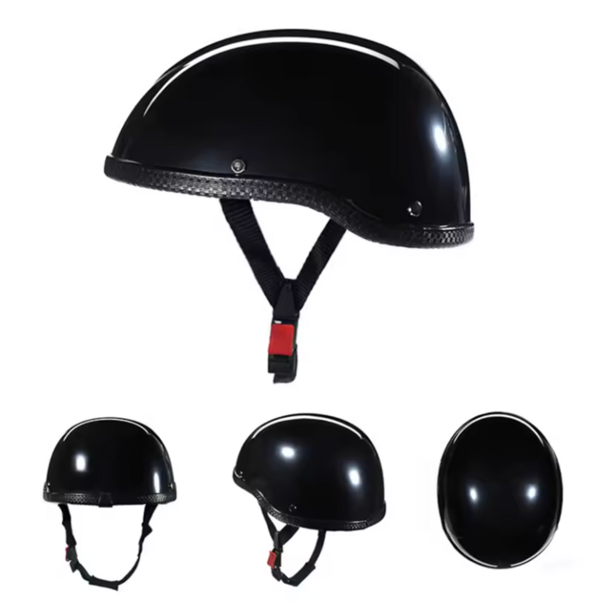 classic motorcycle half helmets Vintage Motorcycle CruiserHalf Half Helmet – Bean's Moto Booth