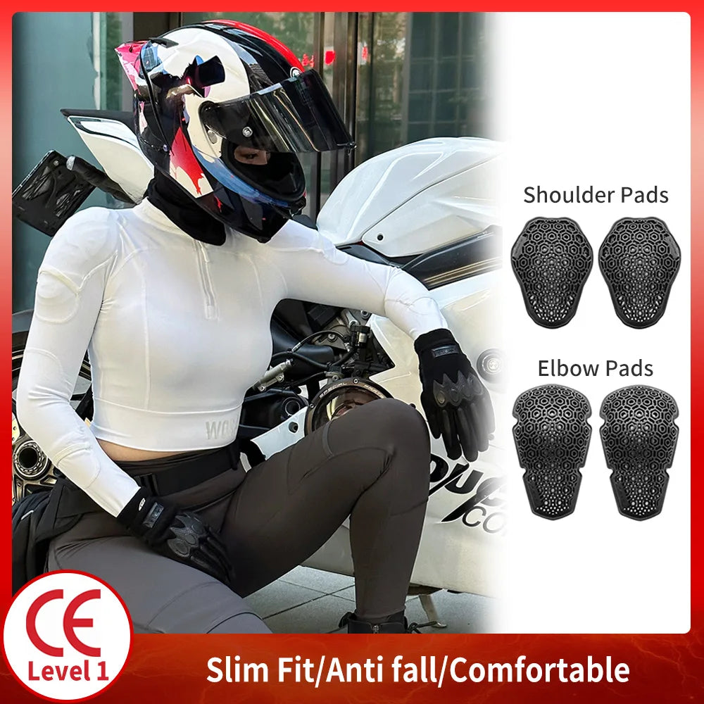 WOSAWE™ Women Motorcycle Armored Riding Shirt