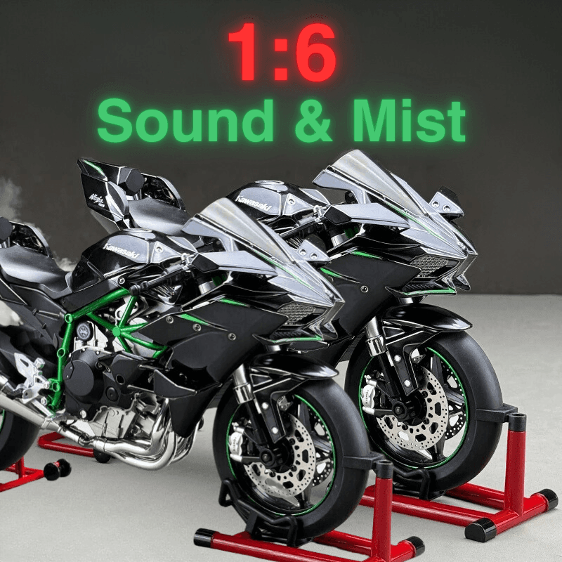 XLG™ 1:6 Kawasaki H2R Sound & Mist Model – Bean's Moto Booth