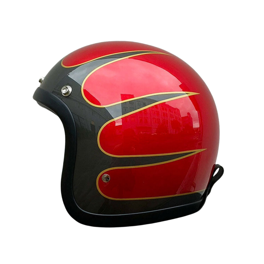 dot approved low profile motorcycle helmet Beanie Bike Helmet,DOT Ultra-Thin Open Face Helmet,Novelty Men Women Retro Street Skull Cap Bicycle Small for Scooter Cruiser ATV Moped(Black) : Sports & Outdoors Half Helmet Lowest Profile Dot