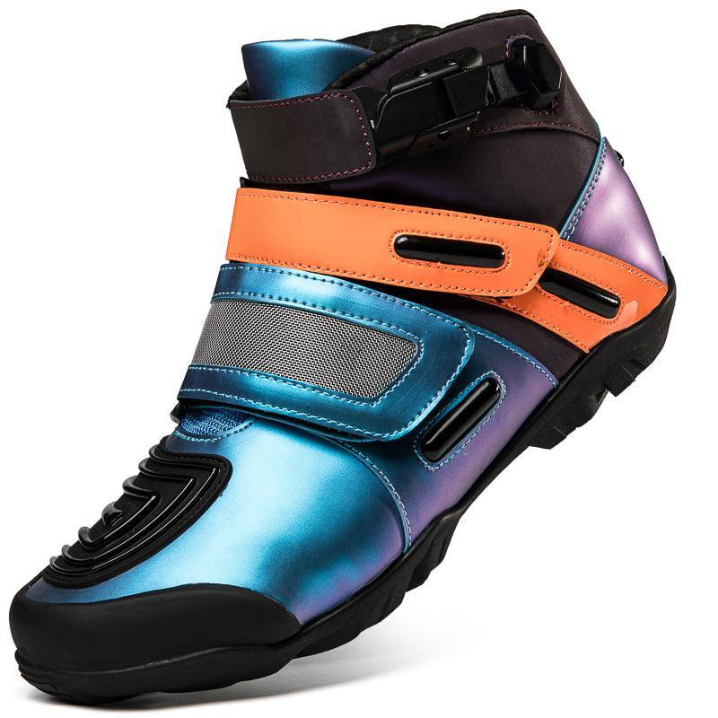 4 Seasons™ -Neon Motorcycle Boots - Bean's Moto Booth