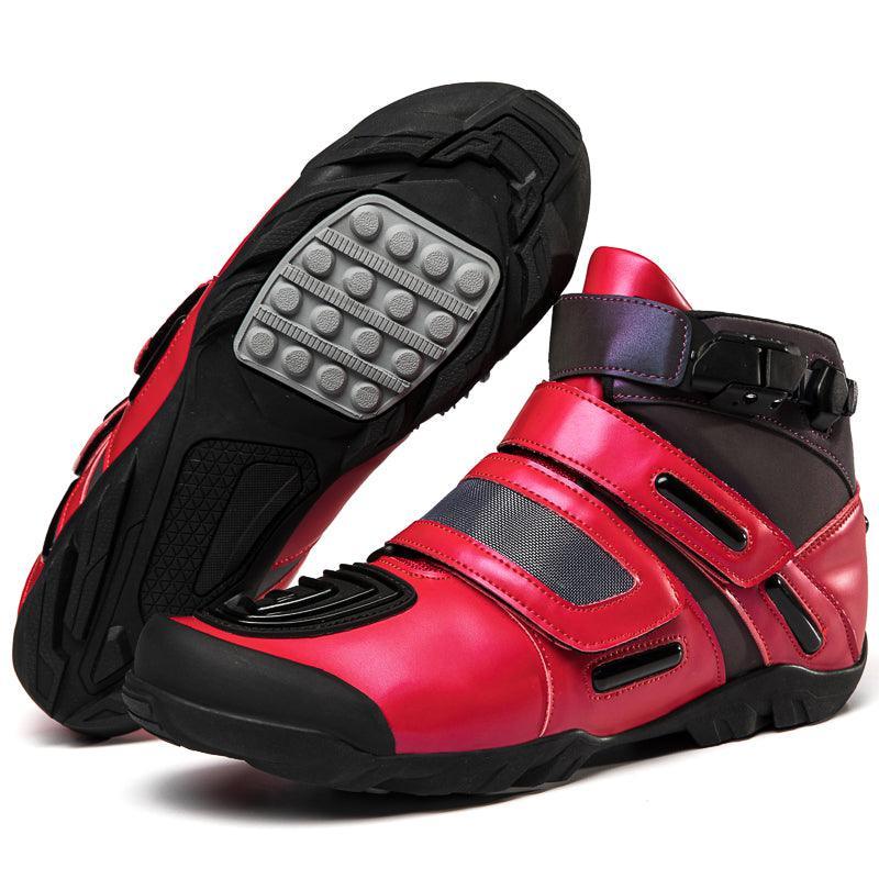 4 Seasons™ -Neon Motorcycle Boots - Bean's Moto Booth