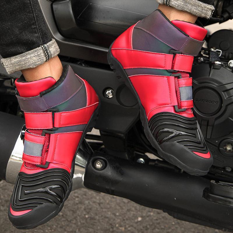 4 Seasons™ -Neon Motorcycle Boots - Bean's Moto Booth