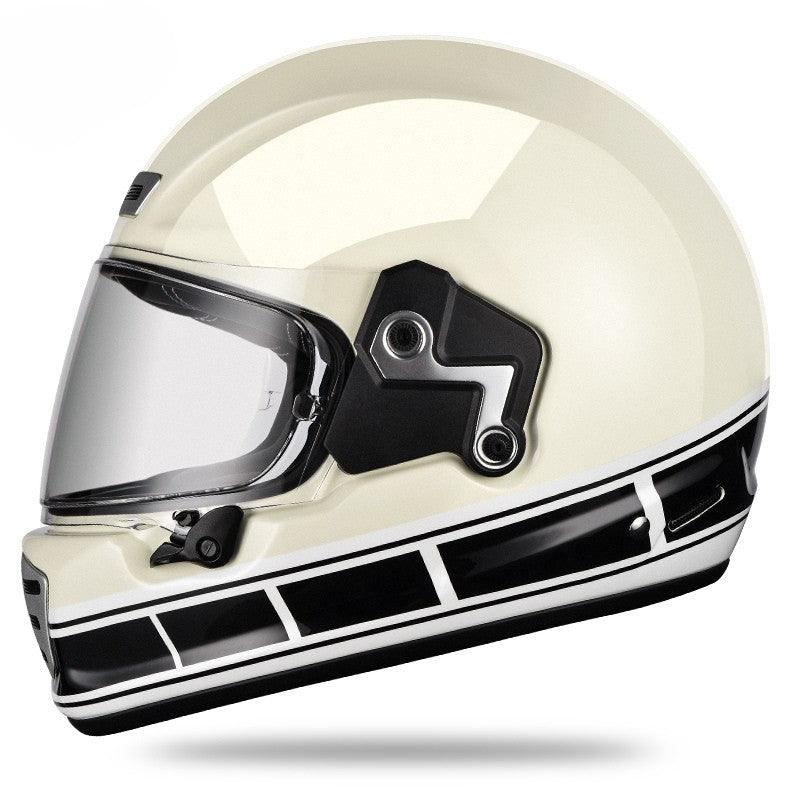 AMZ Retro Carbon Fiber Fiberglass Helmet AMZ Retro Carbon Fiber Fiberglass Helmet
