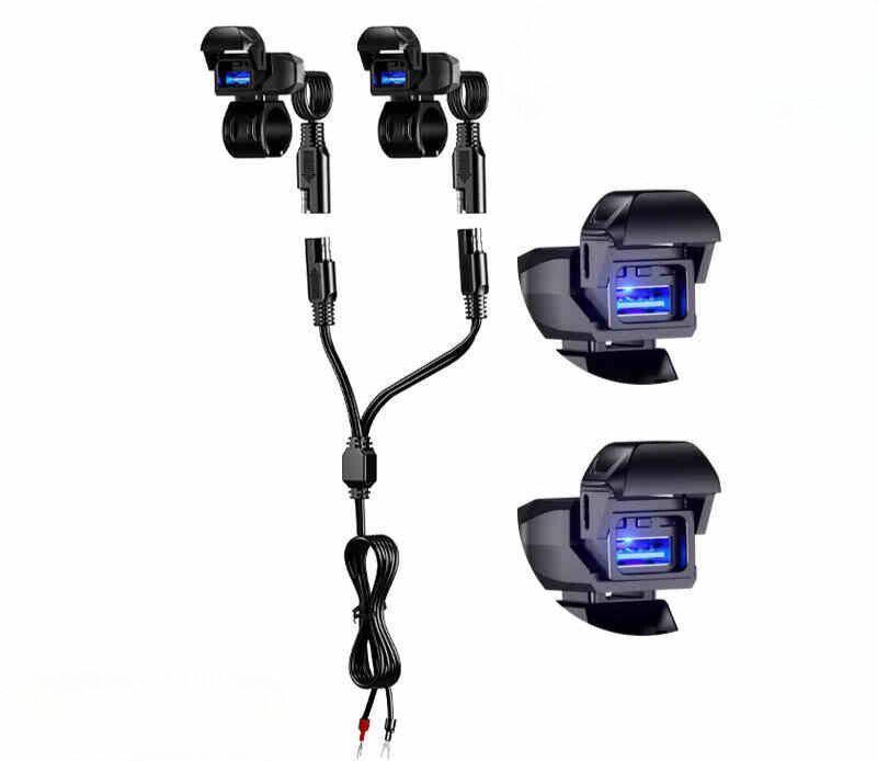 Motorcycle Modified Fast Charging USB Type-C Port
