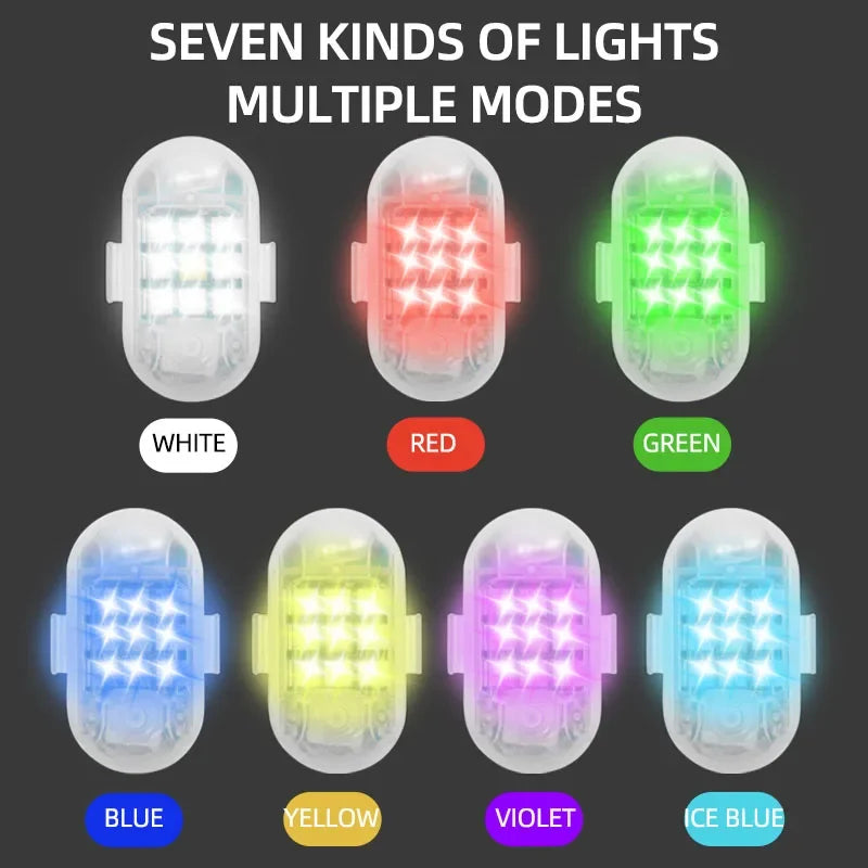 Led Wireless Waterproof Remote Control Motorcycle Strobe Light