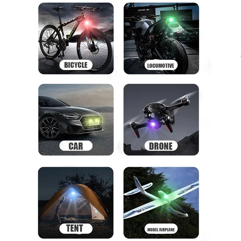 Led Wireless Waterproof Remote Control Motorcycle Strobe Light