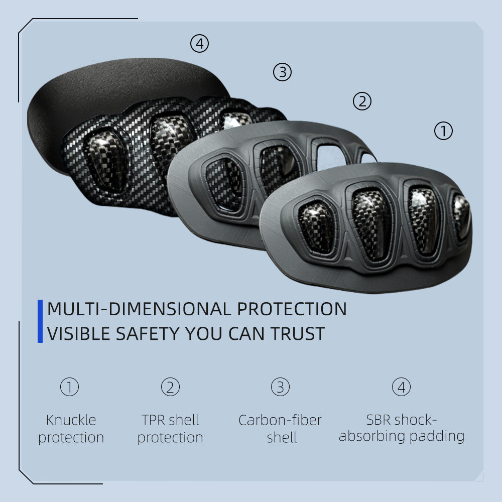 Seibertron SPS-7H Superior Protection Series Half-Finger Motorcycle Riding Gloves - supplier media 5