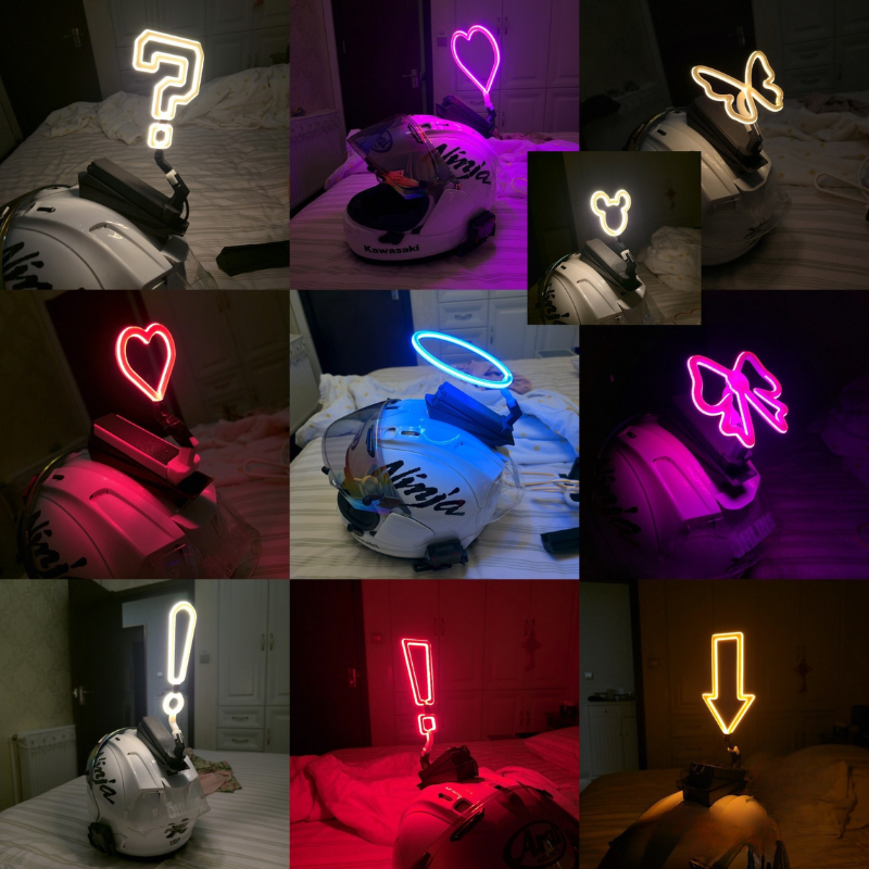 Personalized Helmet Decoration Light