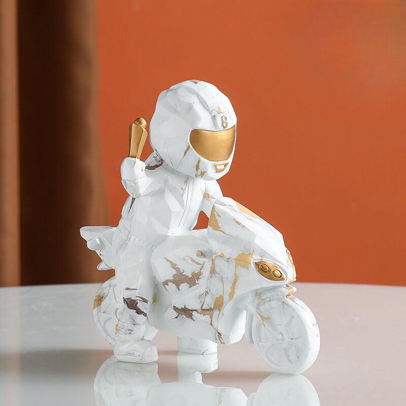 Motorcycle Champion Rider Storage Ornament